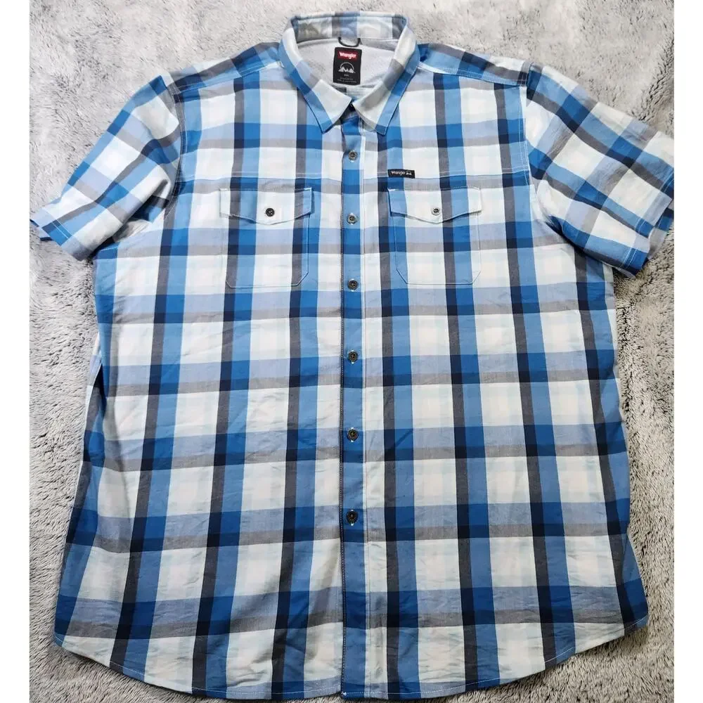 Wrangler Men's 2XL-2 Pack Button‎ down shirts